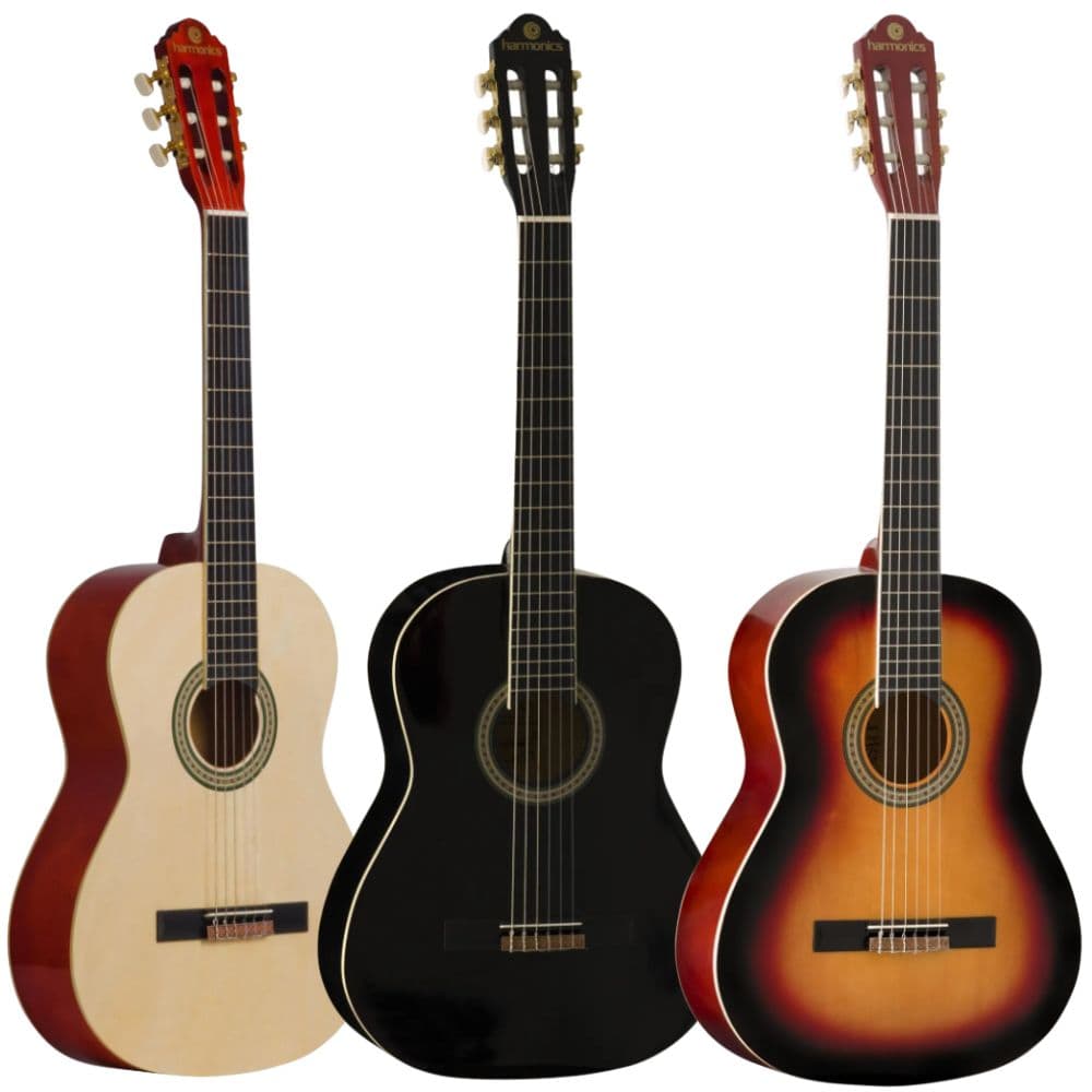 Harmonics GNA-111 39 Inch Nylon Classic Acoustic Guitar, 6 Strings