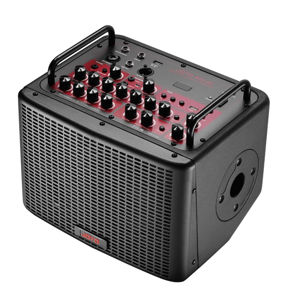 JOYO 40 Watt Acoustic Guitar Combo Amplifier, Guitar Amp with Reverb Chorus Delay Effects, Bluetooth XLR and Aux Input