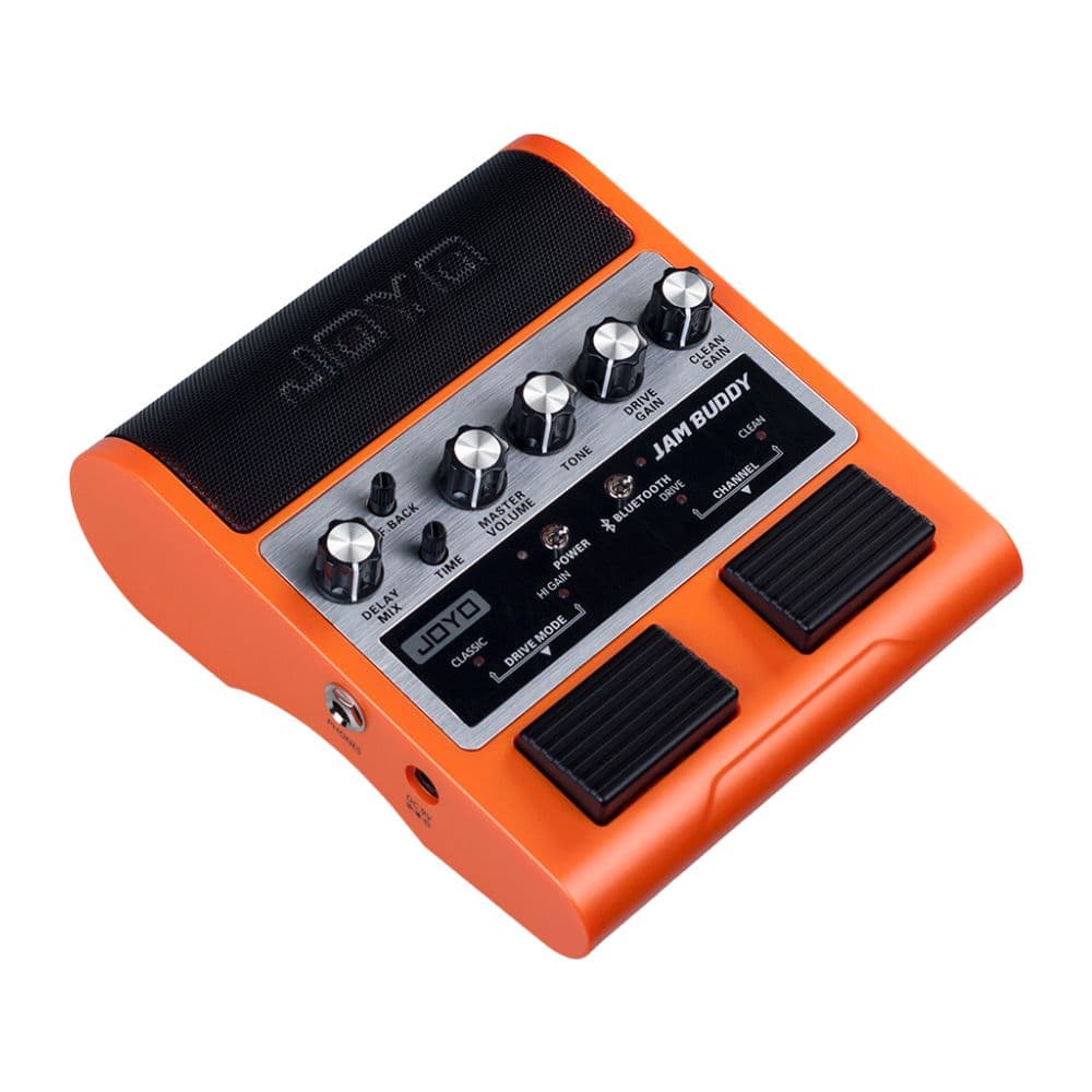 JOYO JAM BUDDY Portable Guitar Amplifier and Pedal with Bluetooth, Practice Amp for Electric, Bass and Acoustic, Orange
