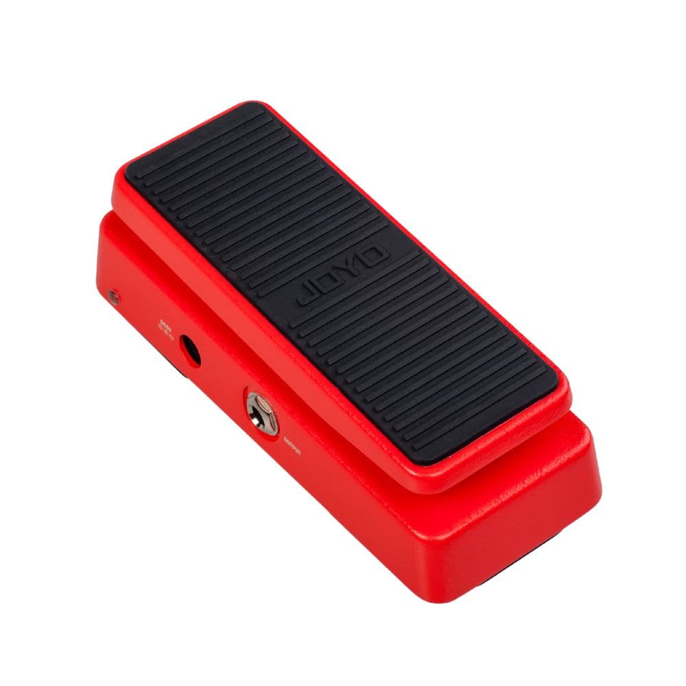 JOYO WAH-II Multimode WAH and Hi-Z Volume Pedal with WAH-WAH Sound Q Value Knob, LED Indicator, Red